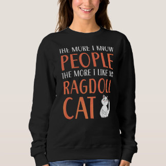 Moletom Ragdoll Cats Proprietário Gatinho Paw Love Meow Ki