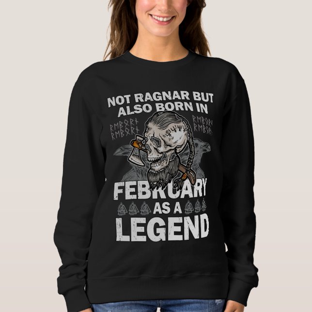 Moletom Ragnar February Legend Valhalla Viking Dad 1 (Frente)
