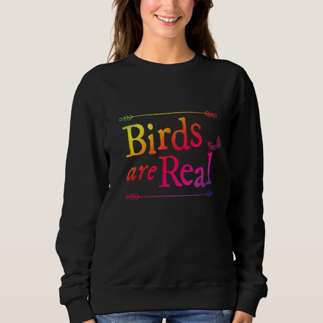 Moletom Rainbow Bird Watcher Dizendo Pássaro (Frente)