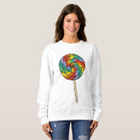 Rainbow Candy LGBT Orgulho Lollipop Sweet