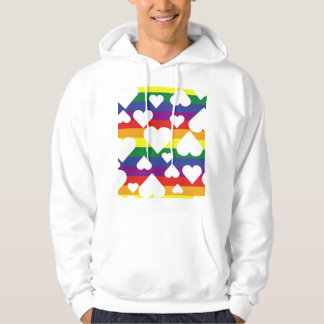 Moletom Rainbow Chest Hoodie