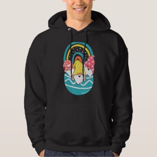Moletom Rainbow Egg Gnomos Páscoa Coelho Orelha Ovos Caça