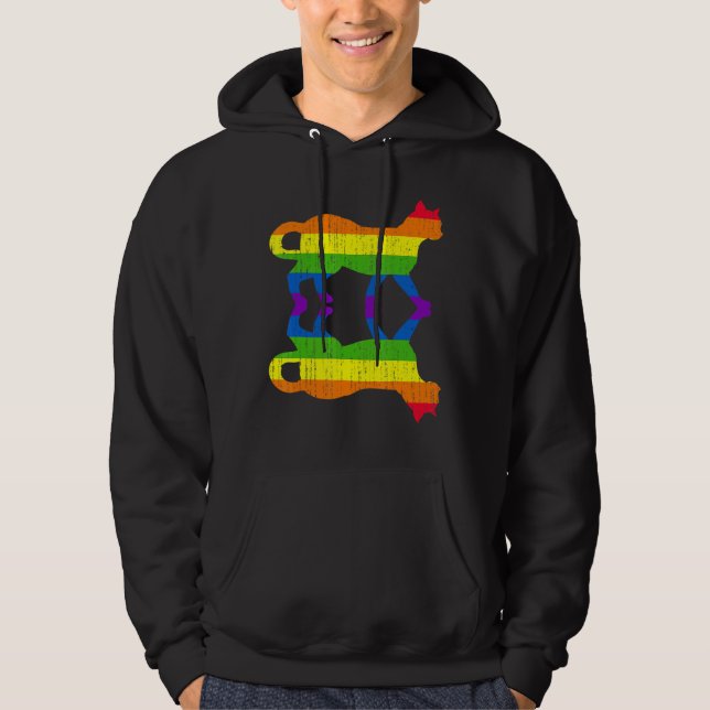 Moletom Rainbow Flag Pet Animal Cat Equali (Frente)