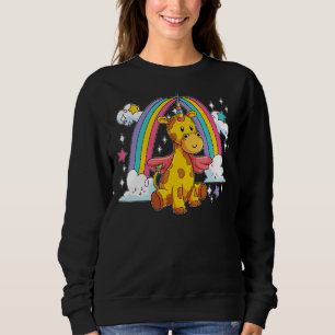 Moletom Rainbow Girafficorn Africa Animal Magical Unicorn