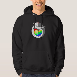 Moletom Rainbow Hearde Pride Cats Cute Kitten Lgbtqia