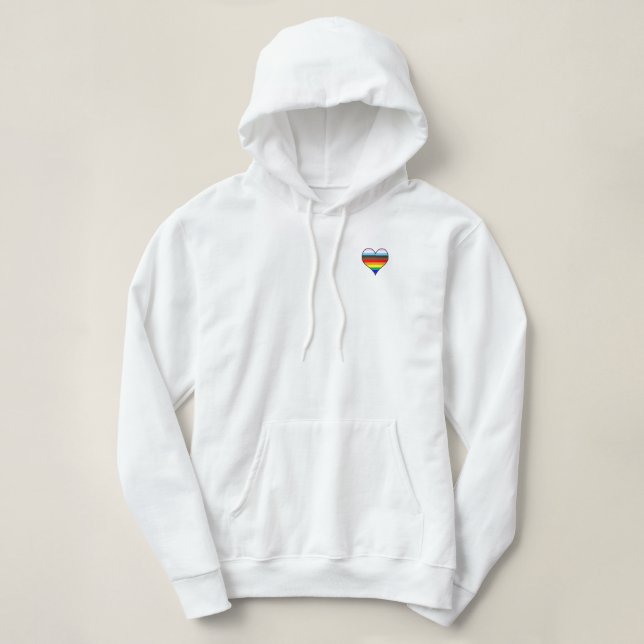 Moletom Rainbow Heart (Frente do Design)