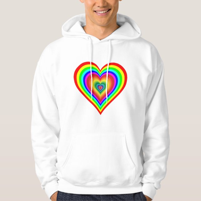 Moletom Rainbow Heart (Frente)