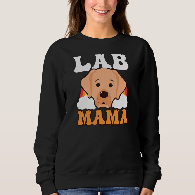 Moletom Rainbow Lab Mama Lab Mãe (Frente)