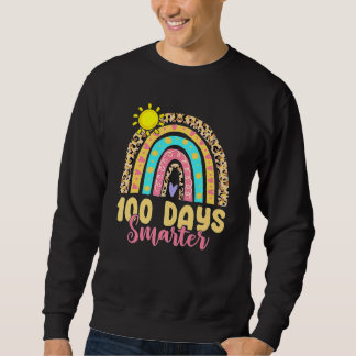 Moletom Rainbow Leopard 100 Days Smarter Happy 100th Day O