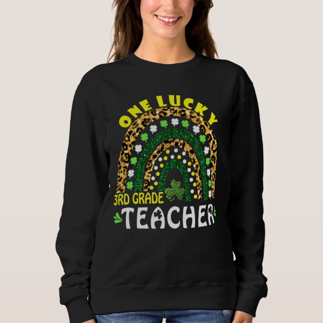Moletom Rainbow Leopard Uma Rua de Professores do 3º ano L (Frente)