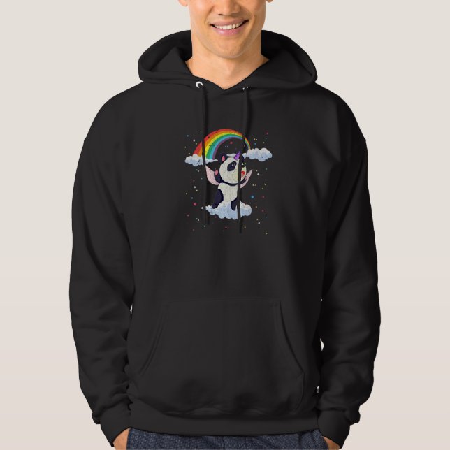 Moletom Rainbow Pandacorn Fantasy Chinês Animal Panda Uni (Frente)