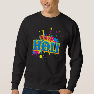Moletom Rainbow Rangwali Holi Festivais Feliz Cor dos Hind