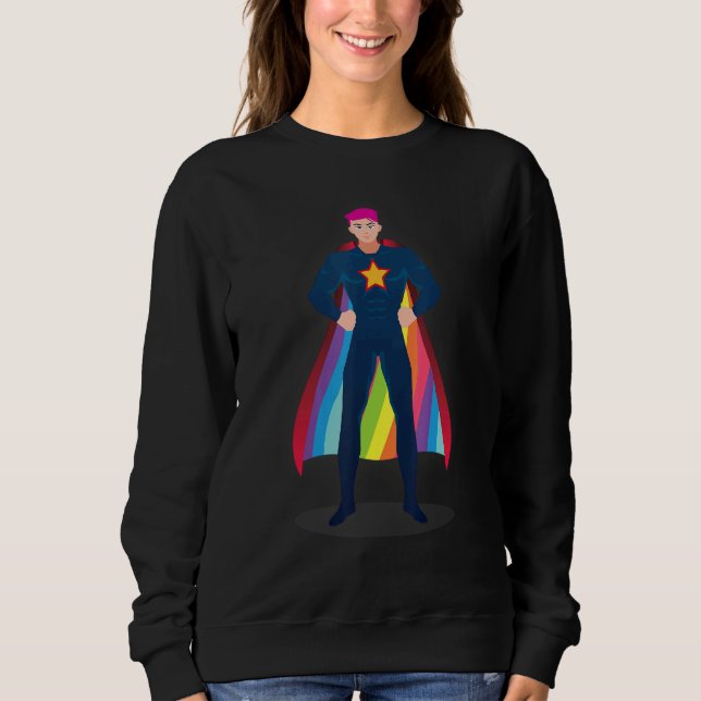 Moletom Rainbow Super Hero (Frente)