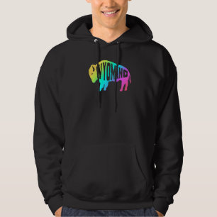 Moletom Rainbow Wyoming Buffalo Bison