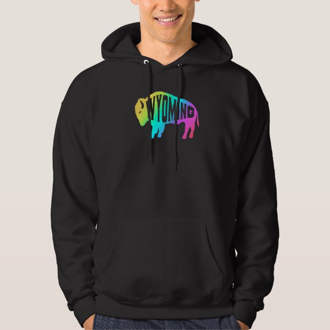 Moletom Rainbow Wyoming Buffalo Bison (Frente)