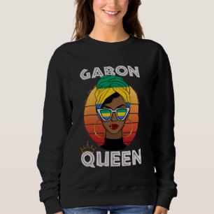 Moletom Rainha Africana Gabonesa Rainha Africana Gabão Ban