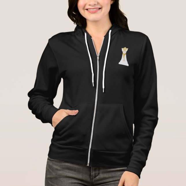 Moletom Rainha Branca Hoodie (Frente)