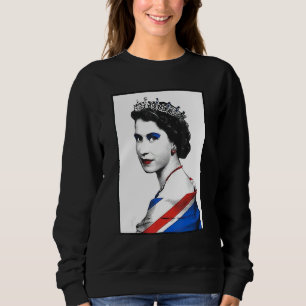 Moletom Rainha britânica Monarquia Platinum Jubilee 70 Ann