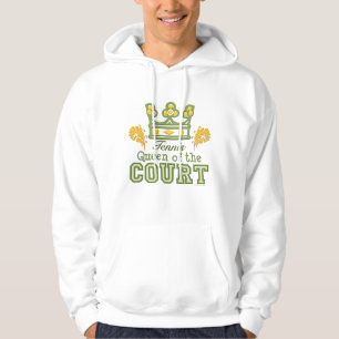 Moletom Rainha da camisola encapuçado do tênis de corte