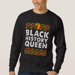 Moletom Rainha da História Negra Orgulhosa Melanina Africa