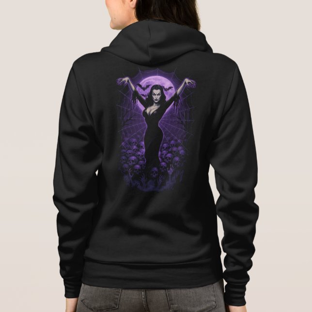 Moletom Rainha da Web - Hoodie Vampiro Gótico (Verso)