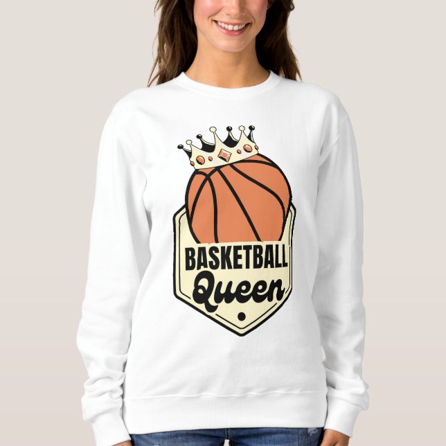Moletom Rainha de Basquete - Coroa de Esportes (Frente)