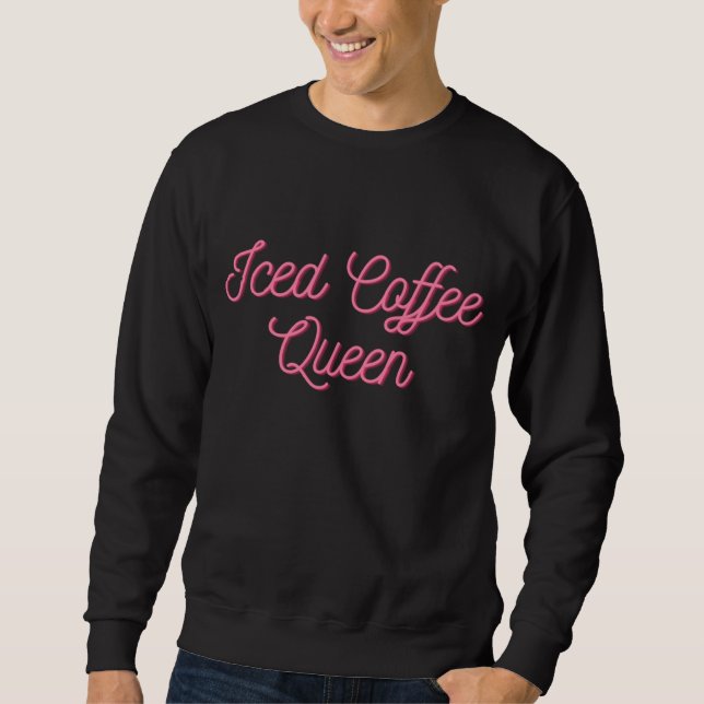 Moletom Rainha de café gelado (Frente)