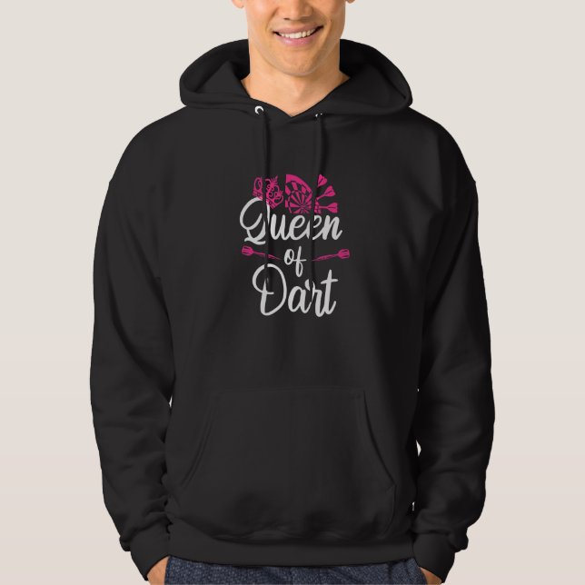 Moletom Rainha de Dardos Conjunto de Dardo de Voo Mulheres (Frente)