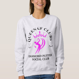 Moletom Rainha de Paus de Golfe Feminino Personalizável