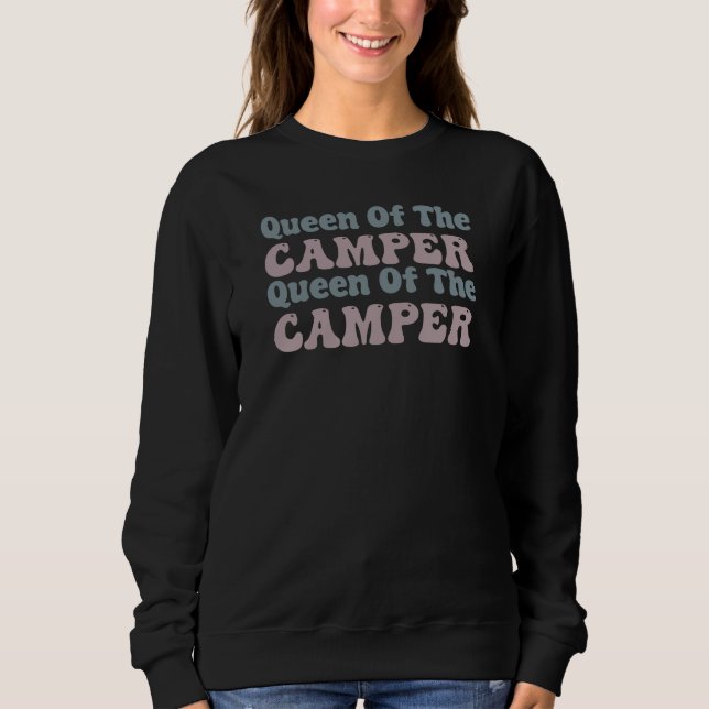Moletom Rainha do acampamento (Frente)