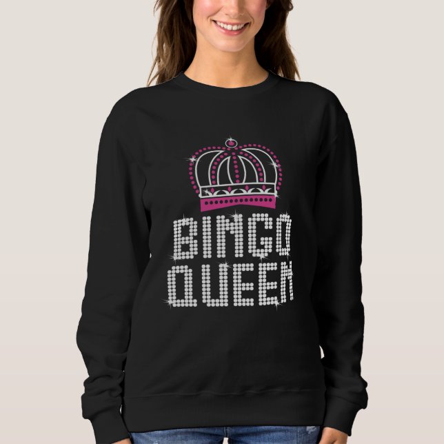 Moletom Rainha do Bingo  Mulheres  Jogadora de Bingo Sortu (Frente)