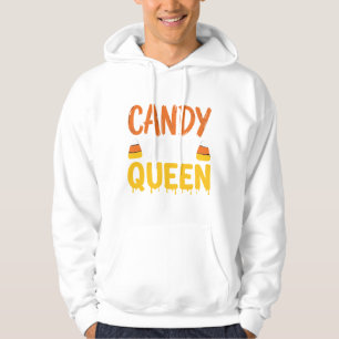Moletom Rainha do Candy Corn Gráfico de Halloween_1