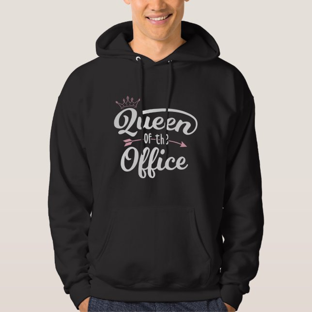 Moletom Rainha Do Escritório - Secretária Da Escola De Pro (Frente)