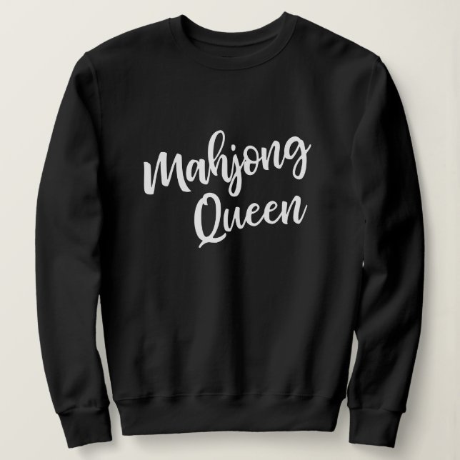 Moletom Rainha do Mahjong (Frente do Design)