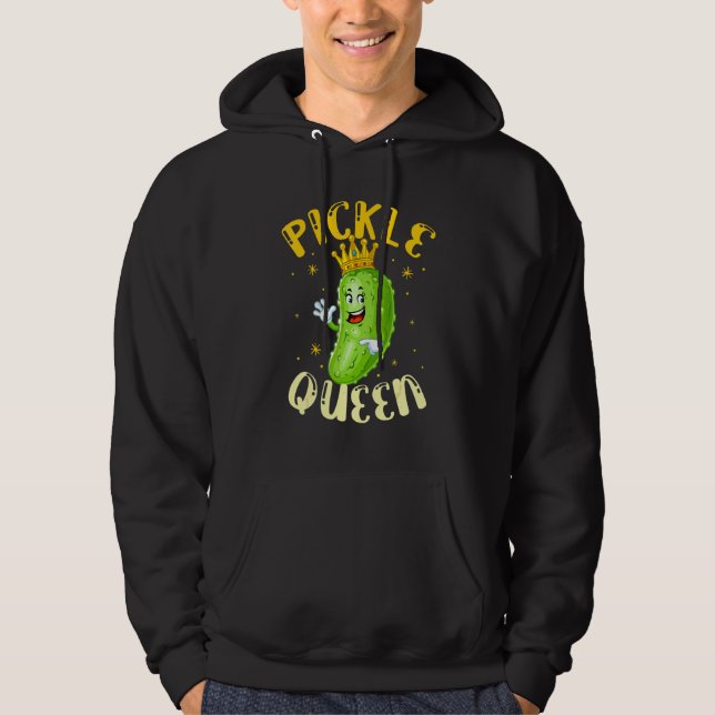 Moletom Rainha do Picles Vegan  Pepino Legume (Frente)