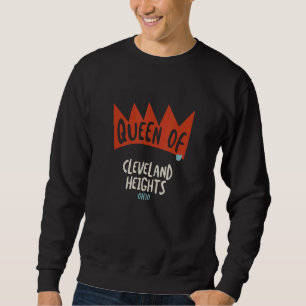 Moletom Rainha Feminina de Cleveland Heights Ohio OH Garo
