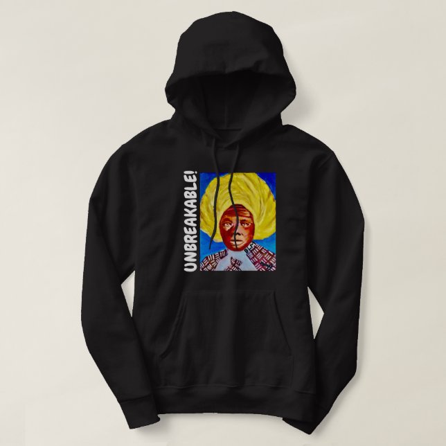 Moletom Rainha Harriet Tubman Unisex Hoodie Unquebrável (Frente do Design)