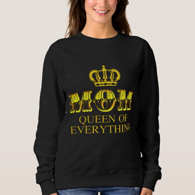 Moletom Rainha Mãe De Tudo Dia das Mães Mamãe (Frente)