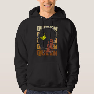 Moletom Rainha Melanina Negra Mulher Negra Africana Histór