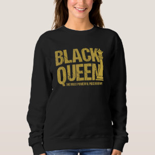 Moletom Rainha Negra A Mais Poderosa Garota Melanina E