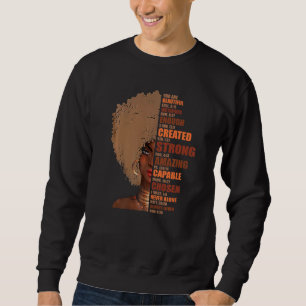 Moletom Rainha Negra Lady Curly Natural Afro-Americana