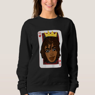 Moletom Rainha Negra Melanina Feminina Magia Garota Histór