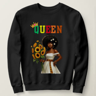 Moletom Rainha Nubiana: Camisola feminina margarida