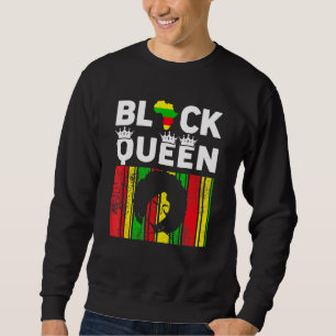 Moletom Rainhas Negras Mãe Garota Americana Orgulhosa