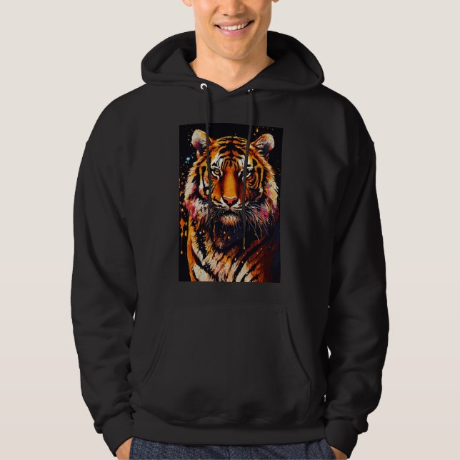 Moletom Raio da Selva: Camisa-Tigre Majestosa (Frente)