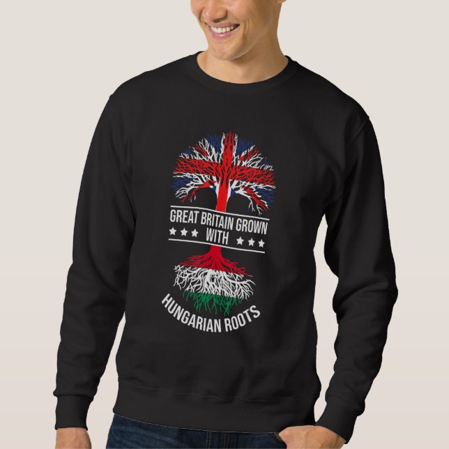 Moletom Raiz Húngara Imigrante Excelente Antecestral Britâ (Frente)