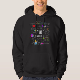Moletom Raiz Quadrada De Matemática De 16 4.º Aniversário,