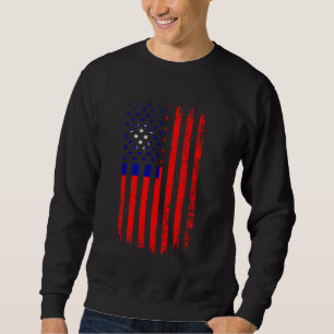 Moletom Raízes da República da China, Bandeira Americana d