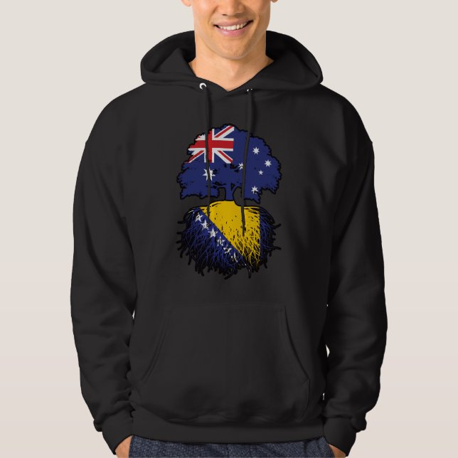 Moletom Raízes de Árvore Australiana da Bósnia e da Austrá (Frente)