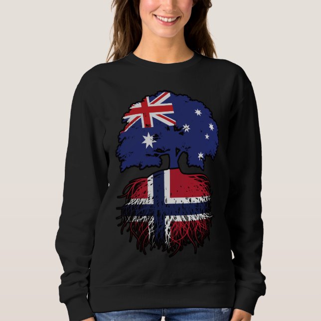 Moletom Raízes de Árvore da Austrália Australiana noruegue (Frente)